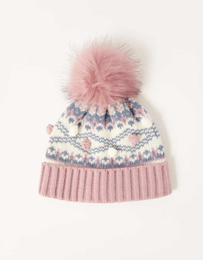 Freda Nordic Beanie Hat, Multi (MULTI), large