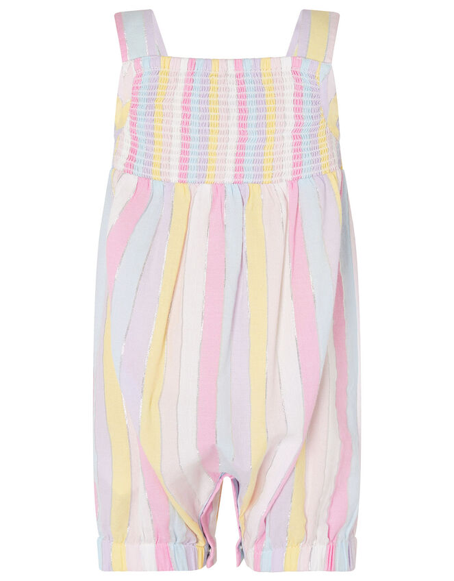 Baby Rainbow Stripe Jumpsuit, Multi (MULTI), large
