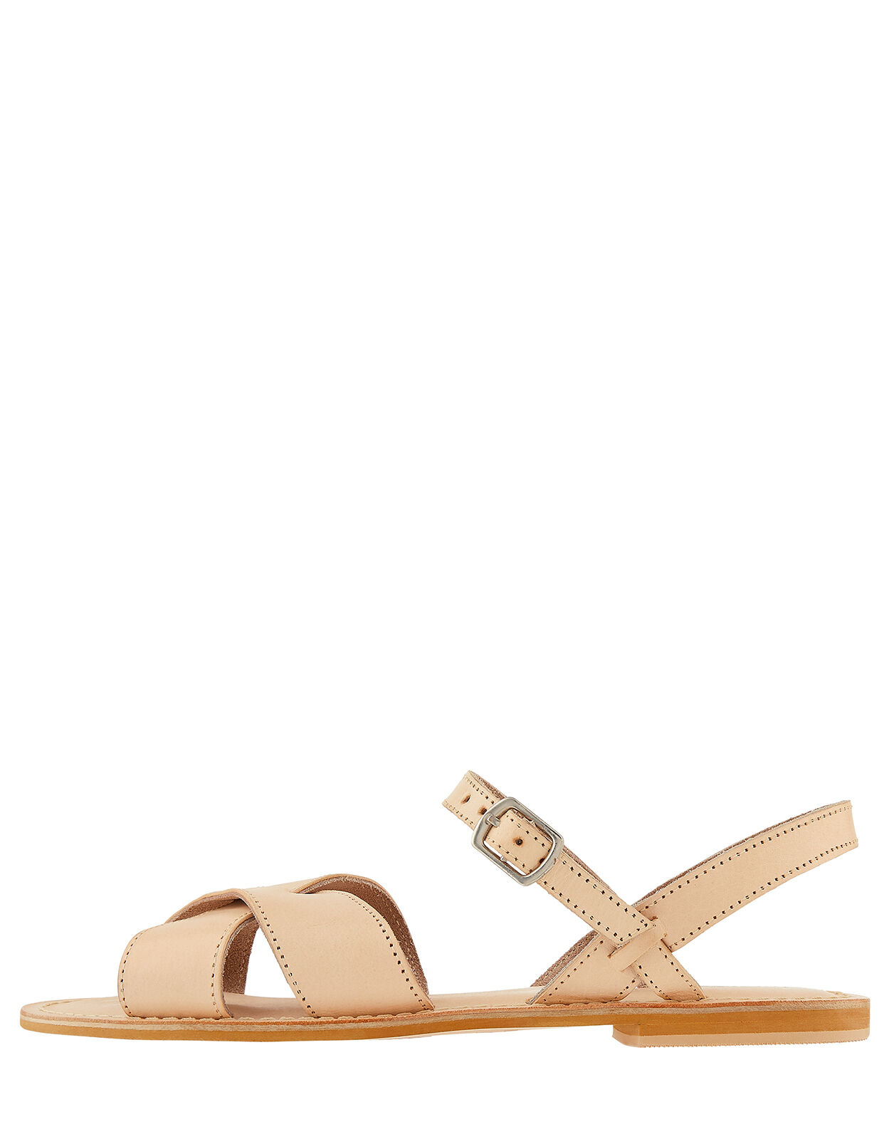 flat leather sandals