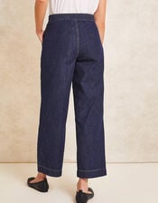 Harper Regular Crop Wide Leg Jeans, Blue (INDIGO), large