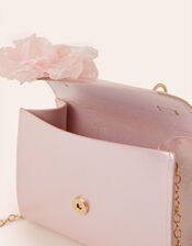 Cassie Shimmery Tulle Flower Bridesmaid Bag, , large