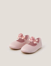 Baby Rosette Walker Shoes, Pink (PINK), large
