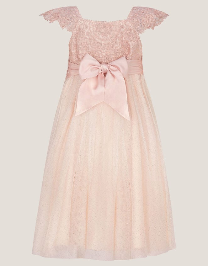 Estella Lace Bodice Dress, Pink (PINK), large