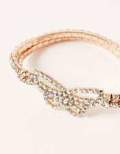 Diamante Butterfly Stretch Bracelet, , large