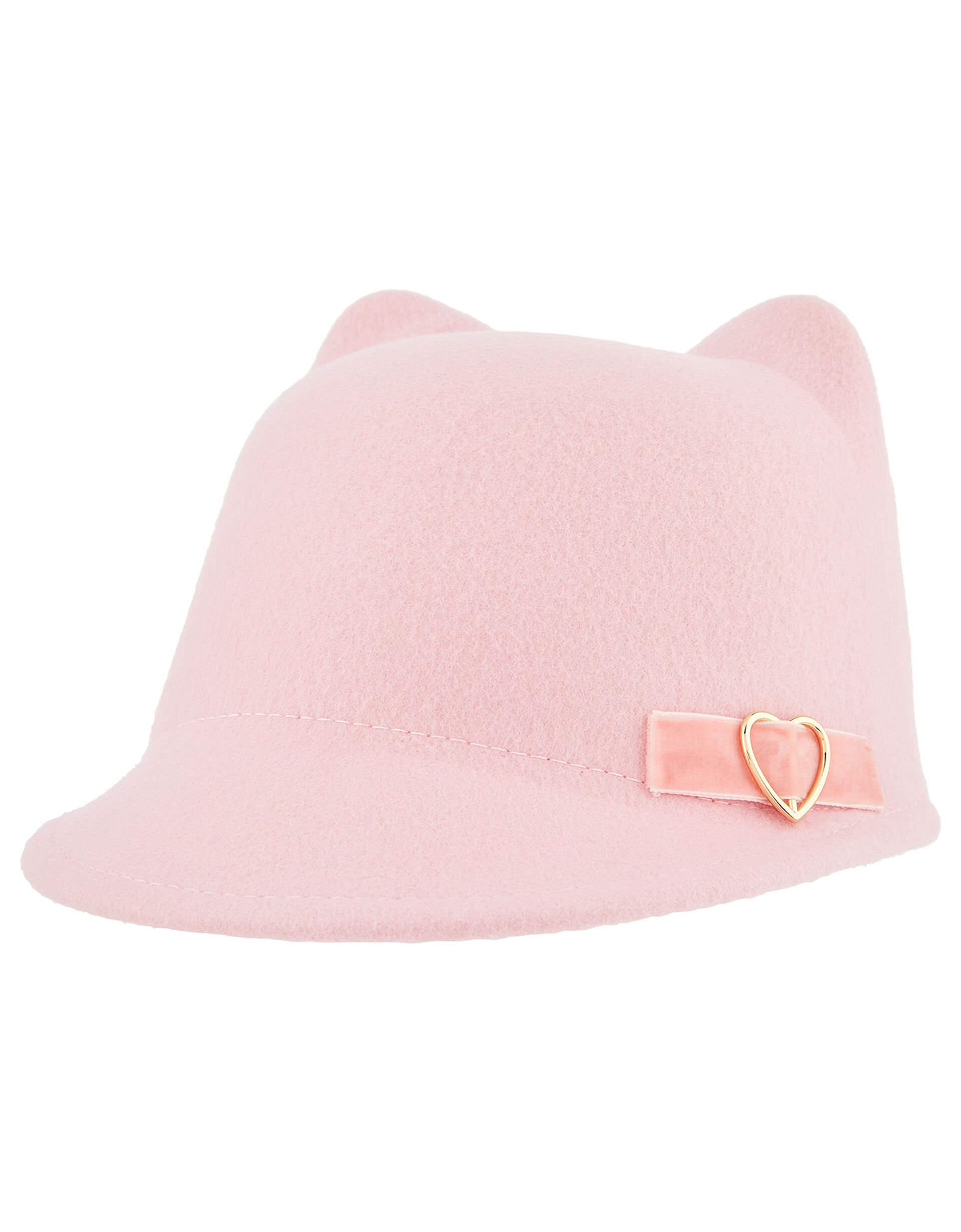 Penny Ribbon Cat Bowler Hat, Pink (PINK), large