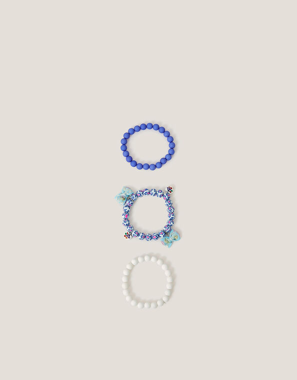 3-Pack Mix Charm Bead Bracelets, , large