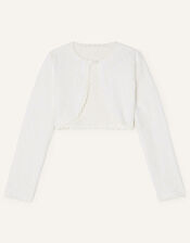 Lace Cardigan, Ivory (IVORY), large