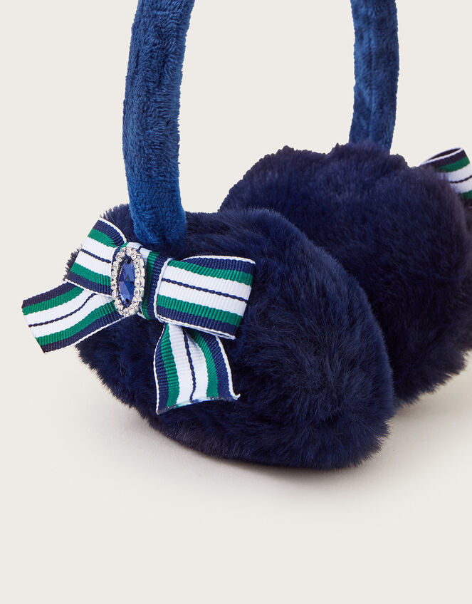 Bow Detail Earmuffs, , large