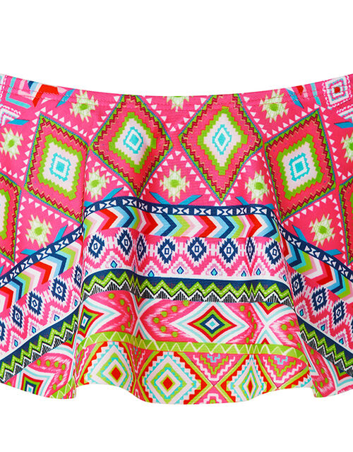 Xena Geo Print Bikini Set With Recycled Polyester Pink Girls Beach Swimwear Monsoon Global