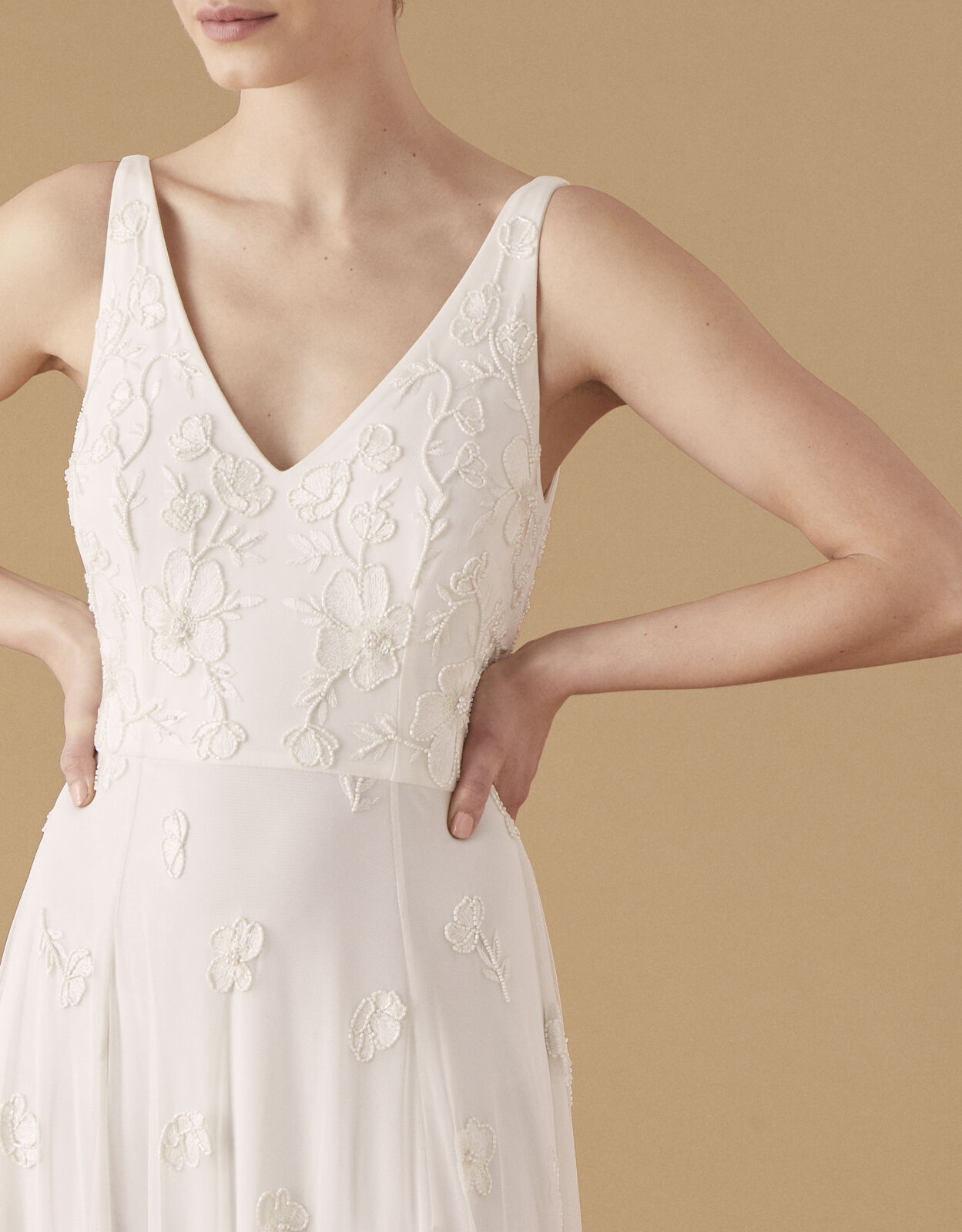 Floral ivory dress Clearance