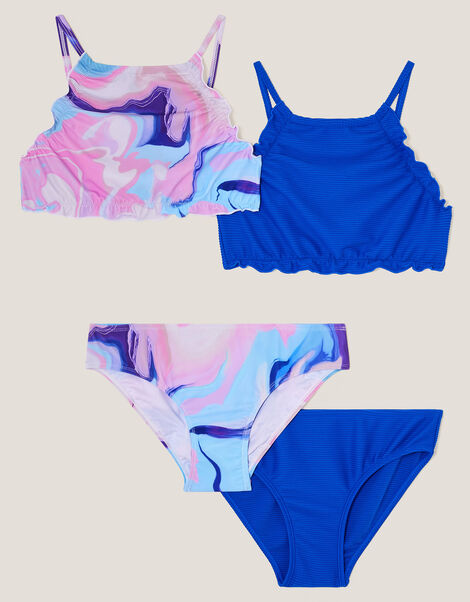 2-Pack Scallop Trim Bikini Sets, Multi (MULTI), large