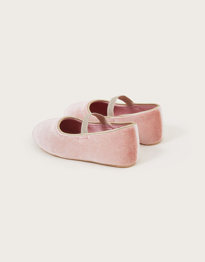 Velvet Walker Shoes, Pink (PINK), large