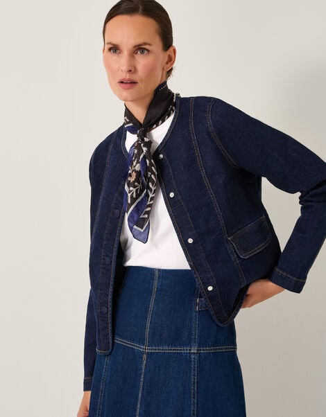 Vivian Denim Jacket, Blue (INDIGO), large