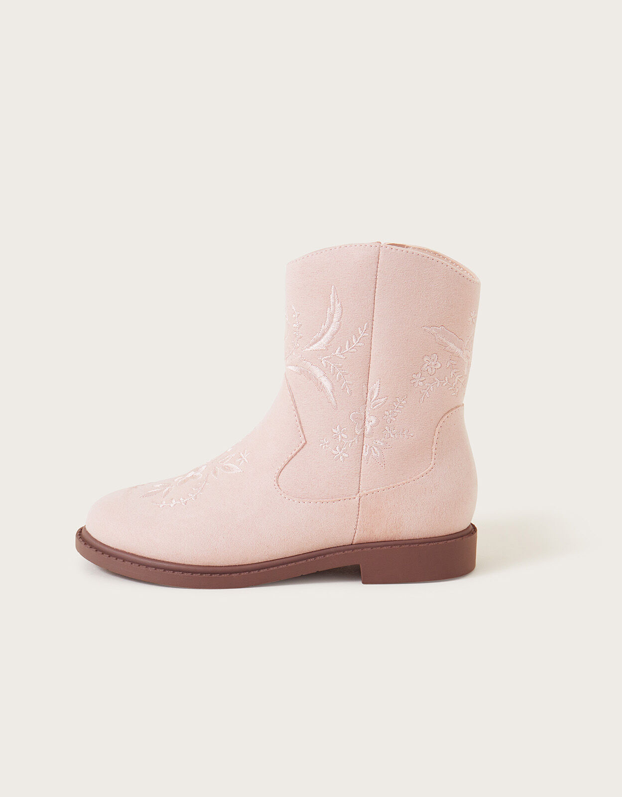 Girls pink clearance suede boots