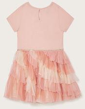 Unicorn Angle Layer Disco Dress, Pink (PALE PINK), large