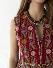 Maison Hotel Eugenie Mixed Print Maxi Dress, Multi (MULTI), large