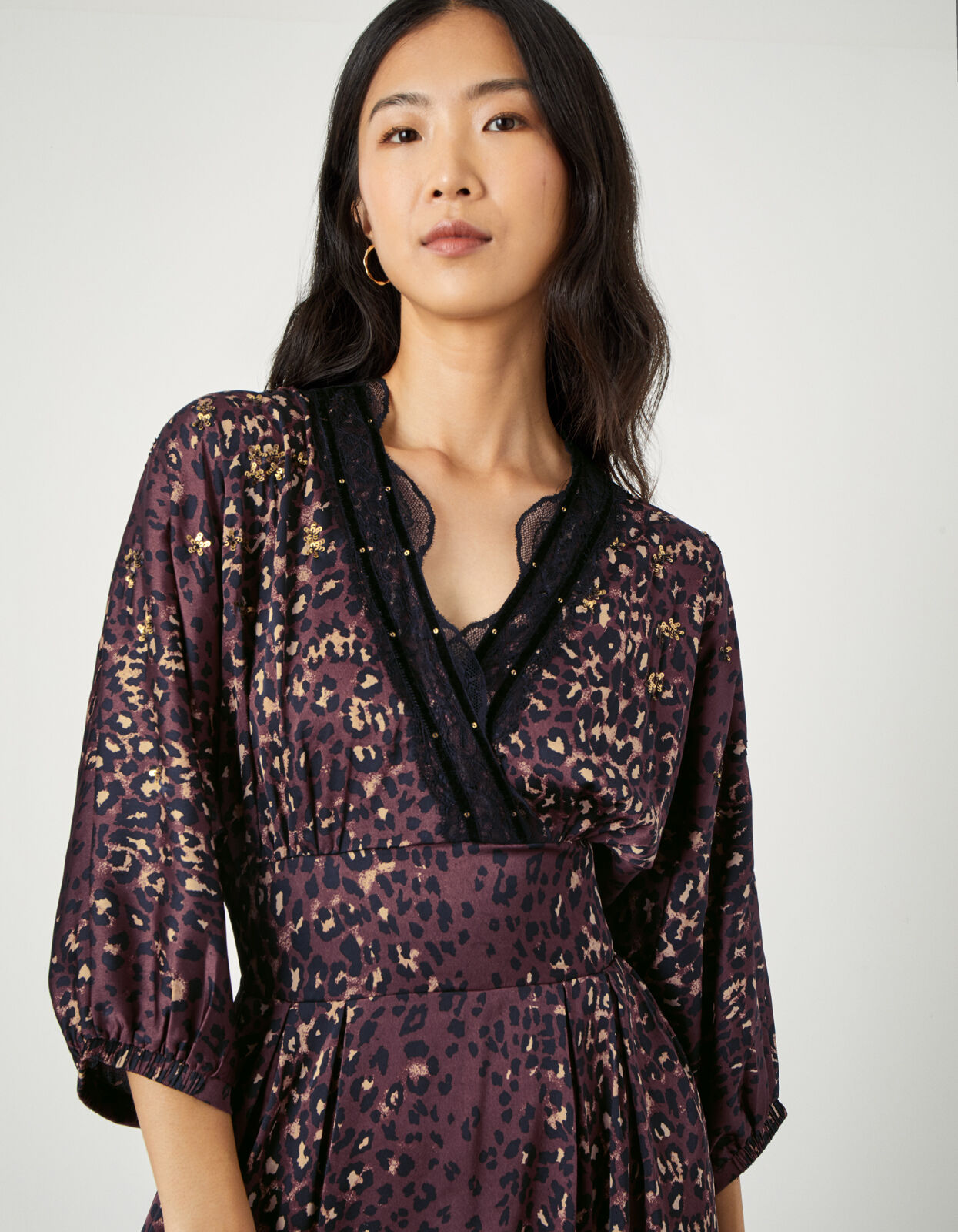 Monsoon leopard shop print dress