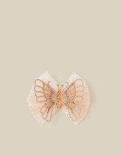 Spring Butterfly Bow Hair Clip, Gold (GOLD), large