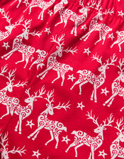 Reindeer Jersey Pyjama Set, Red (RED), large
