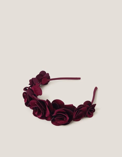 Velvet Rose Headband, , large