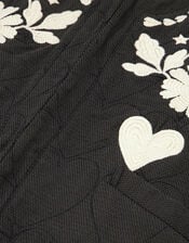 Fabienne Chapot Berry Embroidered Gilet, Black (BLACK), large