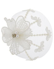 Lacey Flower Net Hair Clip, , large
