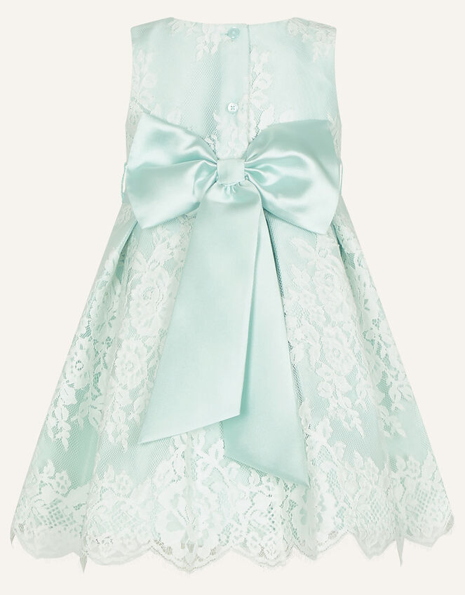 Baby Lola Lace Corsage Dress, Green (GREEN), large