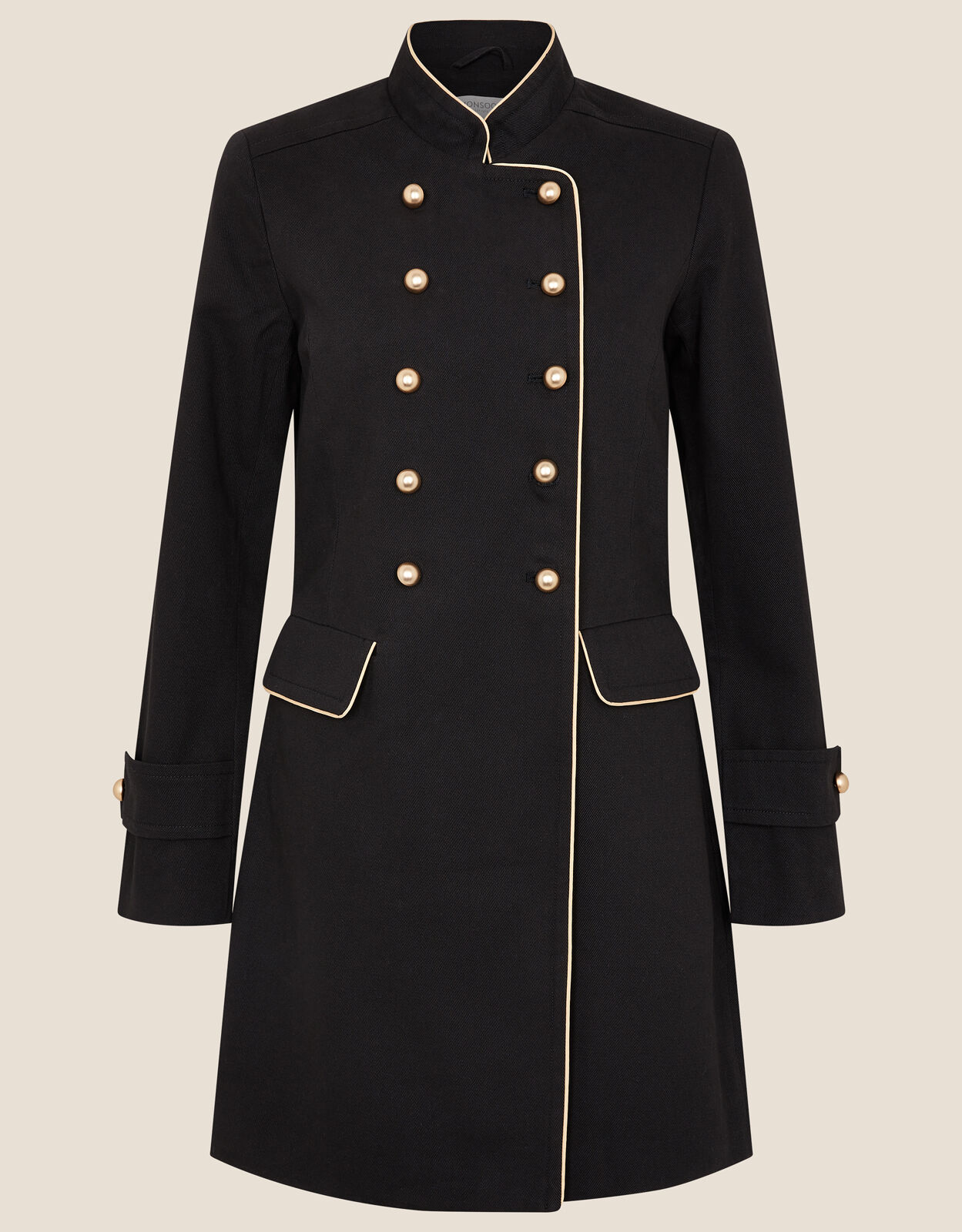longline military coat