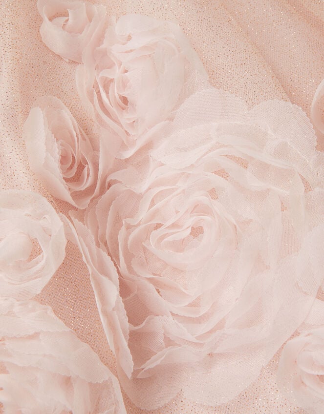 Glinda Appliqué Glitter Party Dress, Pink (PINK), large