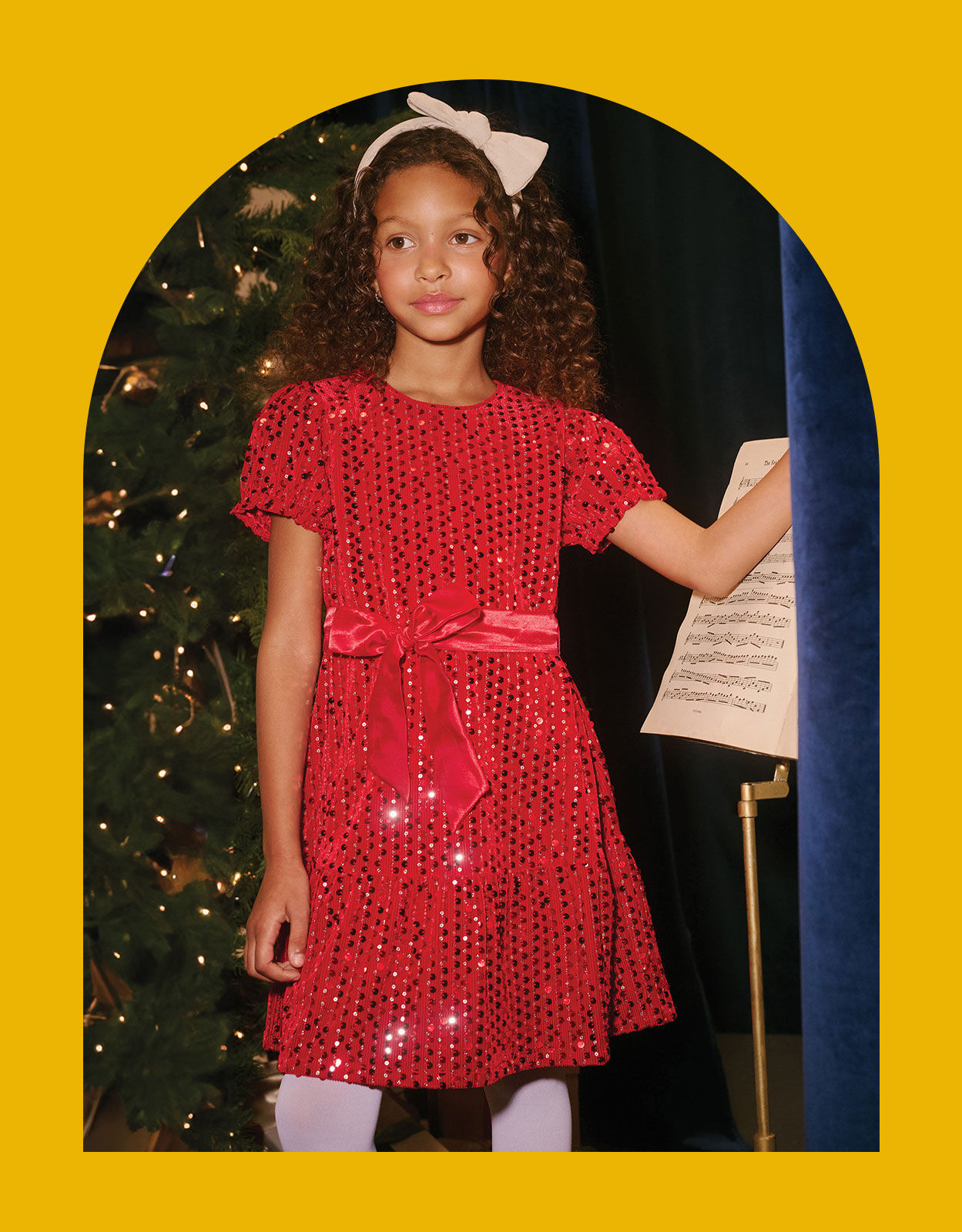 Monsoon red sequin dress outlet