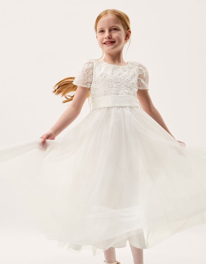 Anya Tulle Maxi Dress, Ivory (IVORY), large