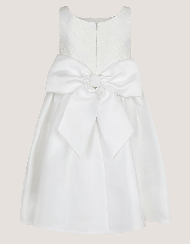 Juno Lace Bodice Party Dress, Ivory (IVORY), large