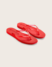 East Tapered Platform Flip Flops, Red (RED), large