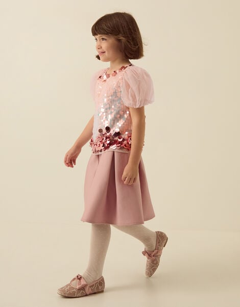 Ombr&eacute; Sequin Top & Scuba Skirt Set, Multi (MULTI), large