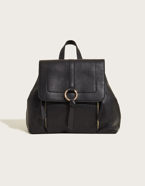 Leather Rucksack, , large