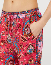Tamalia Printed Trousers in LENZING™ ECOVERO™, Pink (PINK), large
