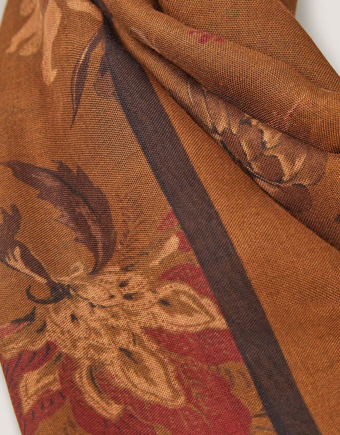 Princella Floral Print Scarf, , large