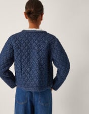 Martha Denim Plait Jacket , Blue (DENIM BLUE), large