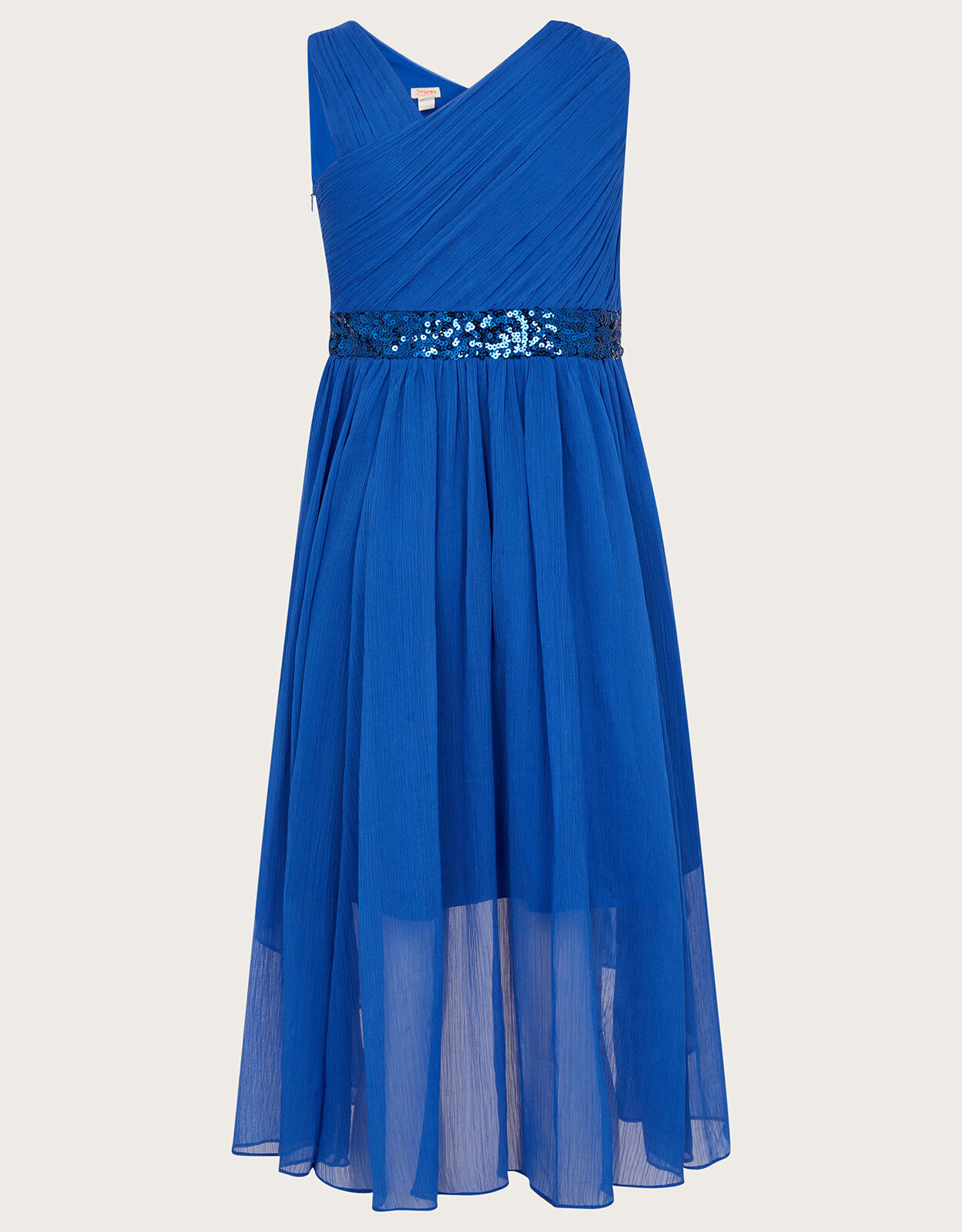 Abigail One Shoulder Prom Dress Blue