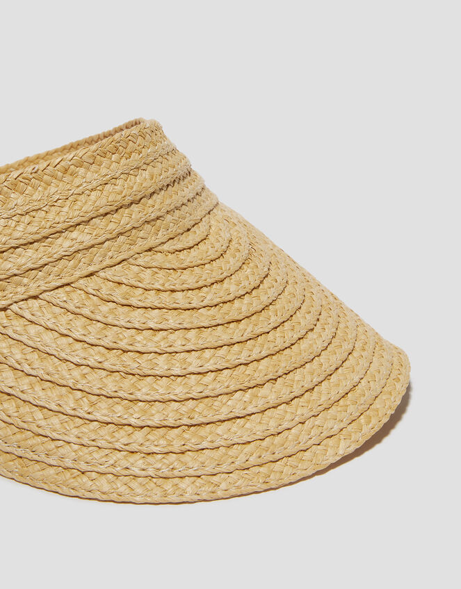 Aerin Straw Sun Visor, , large