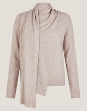 Sally 2-in-1 Scarf Sweater, Natural (NATURAL), large