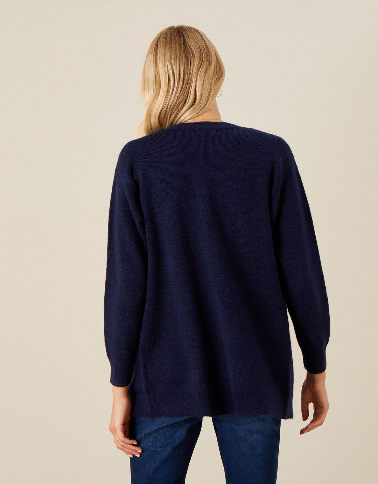 Monsoon navy deals cardigan