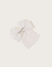Alea Lacey Bow Tie Hair Clip, , large