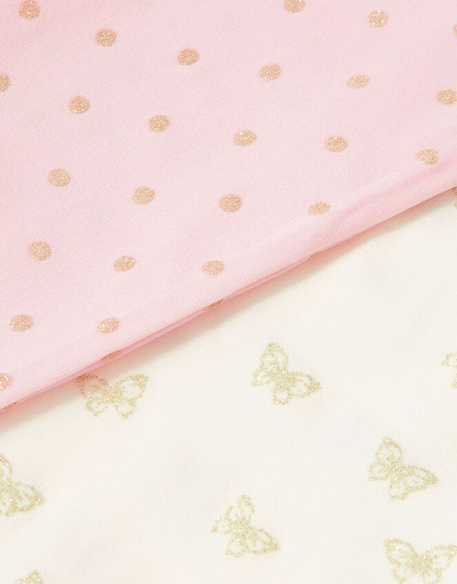 2-Pack Glittery Print Tights , Multi (MULTI), large