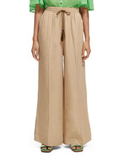 Scotch and Soda Hope High-Waisted Trousers Regular Length, Natural (NEUTRAL), large