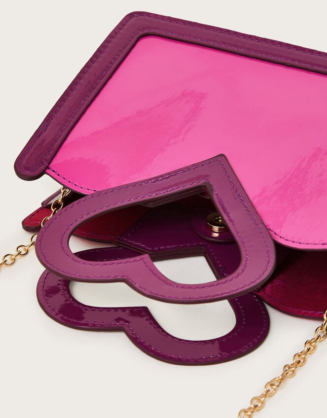 Patent Heart Handle Bag, , large