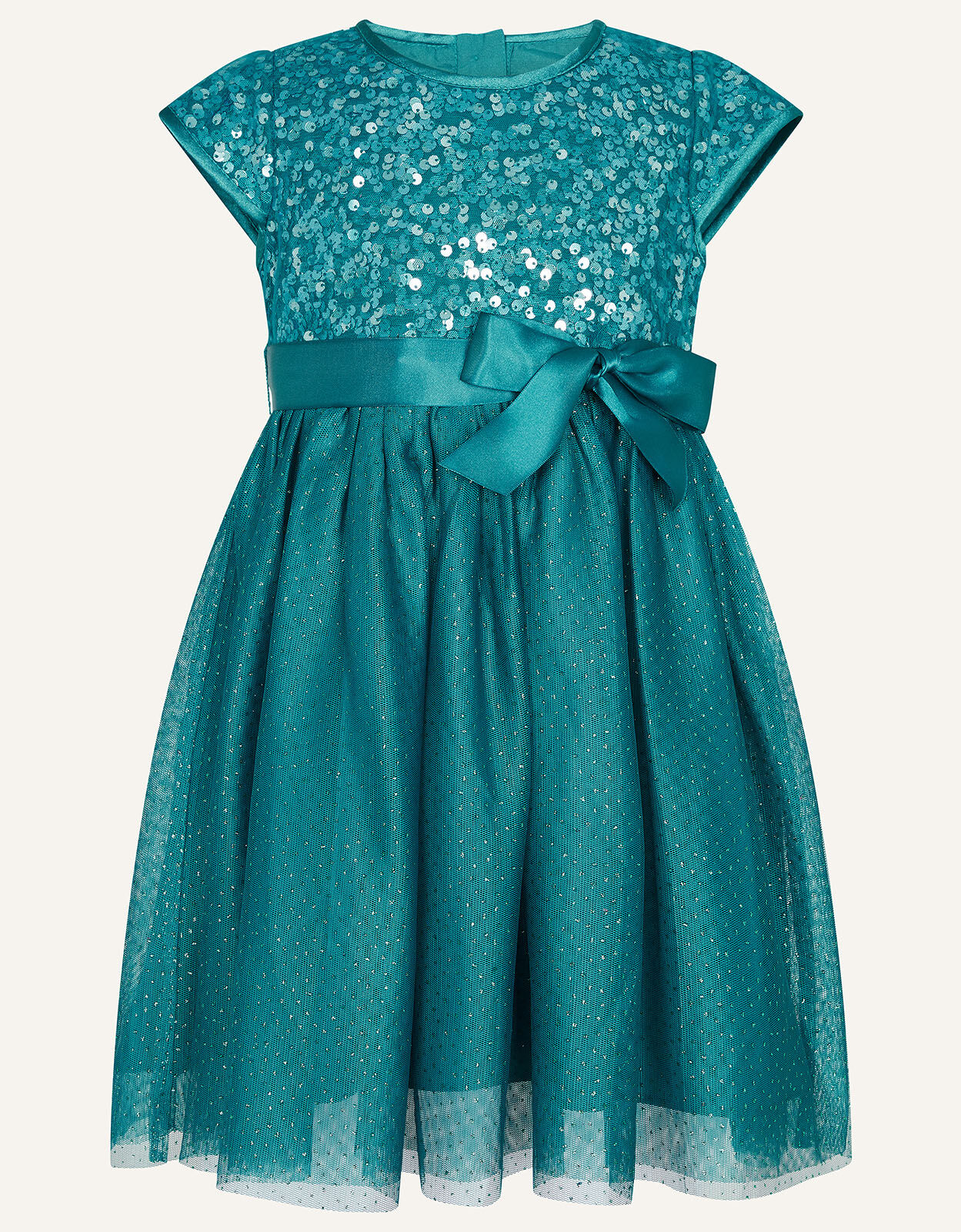 Baby Paige Sequin Dress Teal Baby Girl Dresses Monsoon Global
