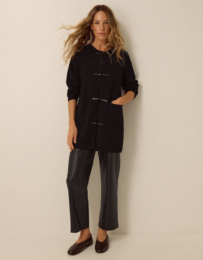 Tia Knit Jacket, Black (BLACK), large