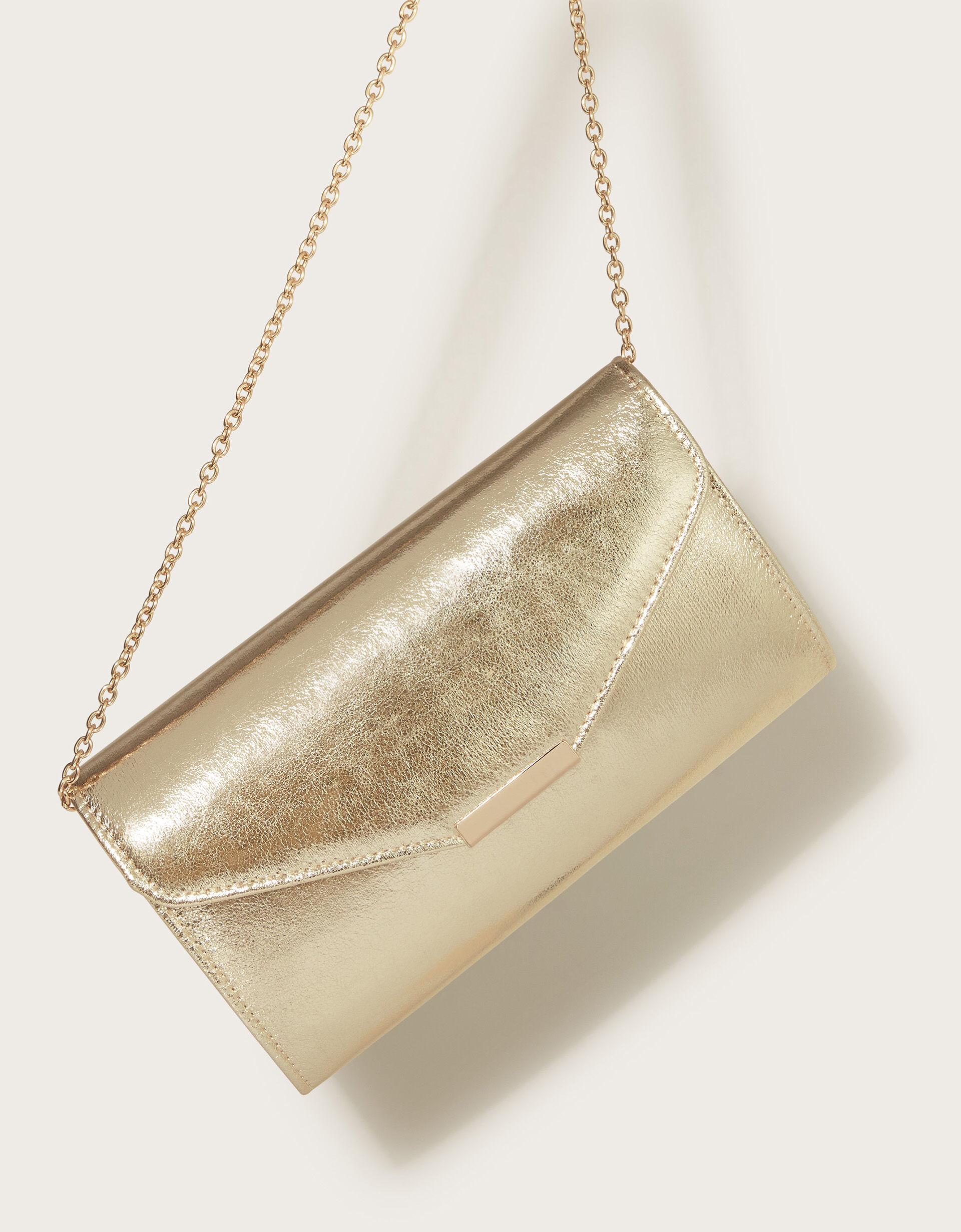 Large gold clutch bag uk top