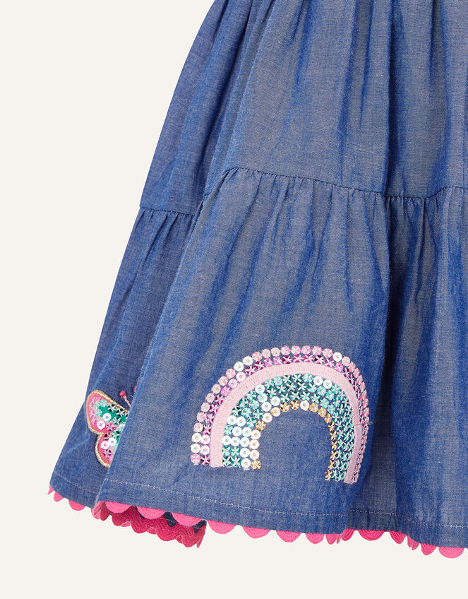 Baby Sequin Rainbow 2-in-1 Dress, Pink (PINK), large